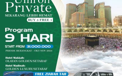 Umroh Reguler Deluxe Agustus 2025 (12 Hari)